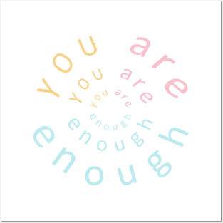 You-Are-Enough-high-resolution-transparent1 Posters and Art